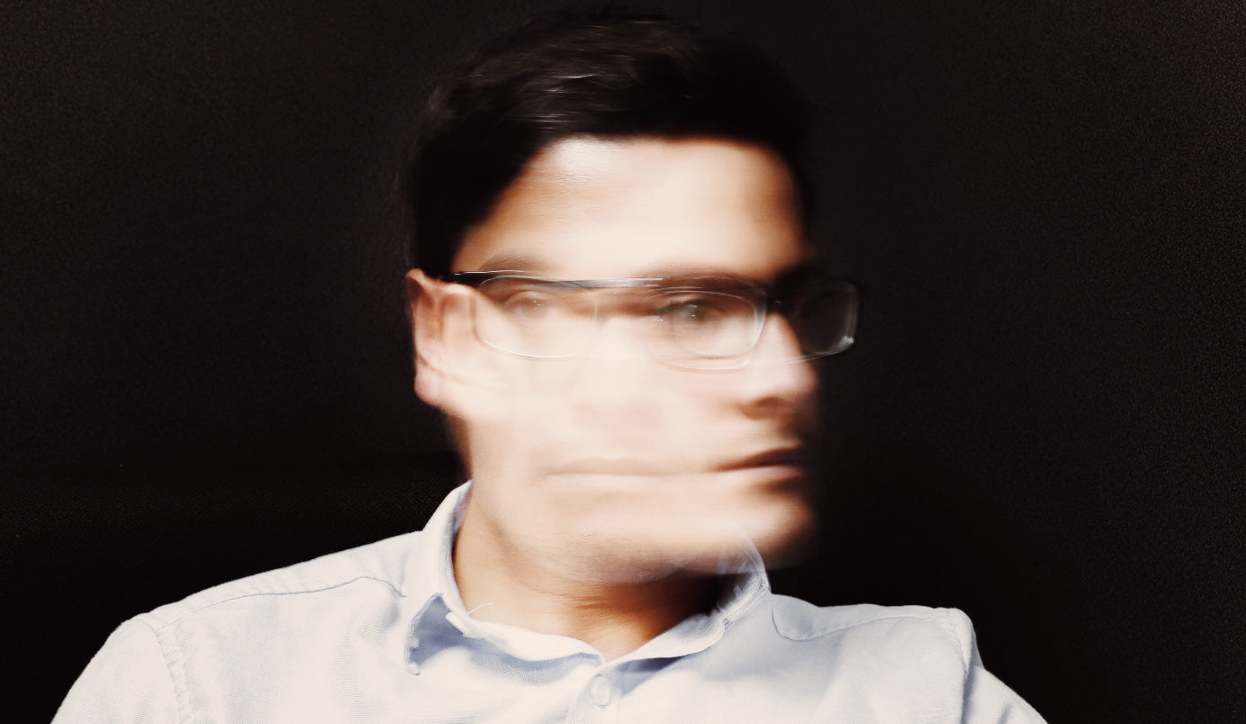 Man with a blurred portrait - the impact of andropause